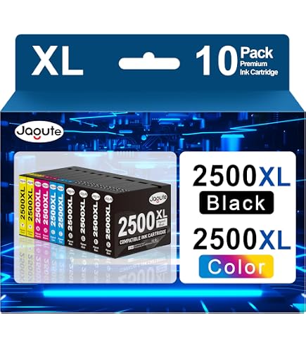 Cartouche D'encre Compatible Cyan Pour Canon PGI2500XL - Pour Imprimantes Maxify IB4050, MB5150, MB5450, Etc. - 14