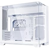 Lian Li O11 Vision-M Mid-Tower PC Kasası Beyaz | 3 Taraflı Temperli Camlı Mod&uuml;ler &Ccedil;ift B&ouml;lmeli Tasarım, Geri Bağlantıya Hazır