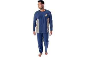 INTIMO Star Trek Discovery Men's Command Uniform Costume Sleepwear Pajama Set