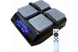 ECO-DE ECODE® Exerciseur de Jambes Électrique ,Simulateur de Marche, Marche Assise, Circulation pour Les Jambes, Permet de Marcher Pendant Que Vous êtes Assis, avec télécommande, Programmes Auto Bluetooth