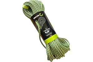 Edelrid Cuerda de escalada On Sight 9,8 mm (cuerda dinámica sencilla), color: verde, tamaño: 40 metros