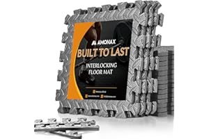 Amonax Mata sportowa z pianki EVA, mata podłogowa do basenu mata gimnastyczna płytka garażowa, puzzle Tatami ochrona podłogi dla dzieci, mata fitness akcesoria kulturystyka domowa siłownia