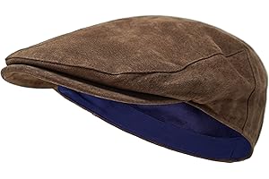 Borges & Scott The Tanner - Leather Flat Cap – Soft Pigskin and Cotton Lined Cap