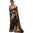 Sugathari Women's Banarasi Saree Pure Kanjivaram Silk Saree Soft new ladies 2025 Design Wear Pattu Sarees Latest Sadi Party Sari collections With Blouse Piece (San Pari-224)