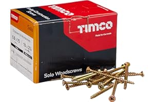 TIMco 50075SOLOC PZ2 CSK ZYP Solo wkręt do drewna 5,0 x 75 - żółty (pudełko 200 szt.)