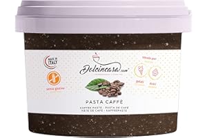 DOLCINCASA.COM Dolcincasa-Pasta Caffè per fare il Gelato al Caffè o Cappuccino con Gelatiera e Bimby e Pasticceria Varia 200g Senza Glutine