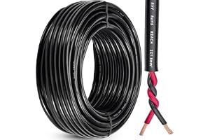DARKGUARD 2-polig kabel för släp 1,5mm², 10M rund kopparkabel 12V/24V, IP65 vattentät för bil, husvagn, lastbil, jordbruksslä
