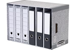 ‎BANKERS BOX Bankers Box 0188009 Ordnerarchivmodul mit Fast Fold System, grau