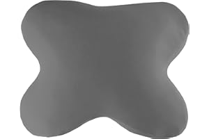 ‎EDDA LUX Edda Lux Cover suitable for Acamar pillows, 55 x 47 cm, and for Luxamel sleeping pillow 56 x 48 cm, soft jersey cushion cover for butterfly pillows, made of 100% cotton, in slate