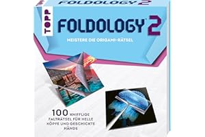 Frech Foldology 2 – Padroneggia i Puzzle Origami. 100 Puzzle impegnativi per Teste Luminose e Mani abili.