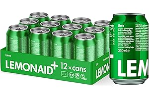 Lemonaid Sparkling Soft Drink: Lime - 12 x 330ml can