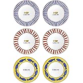 The Mia Fish Pasta Tabağı 6lı Set 19 cm