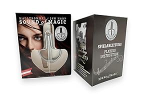 LEUCHTKLANG Maultrommel Mundtrommel Geschenkset Schwarz Österreich Jaw Harp mit Anleitung (Nr.6 (64mm))
