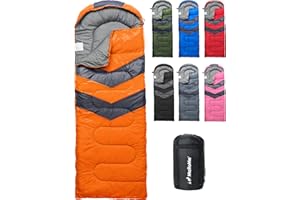 MalloMe Sacco a Pelo Invernale - Sacco a Pelo 4 Stagioni - Per Adulti e Bambini - Sacchi a Pelo Ultraleggero Compatto Primavera Estivo Autunno - Sacco a Pelo Campeggio - Sacco Per Dormire