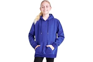 CityComfort Sweat à Capuche Enfant Garçon Sweat-Shirt Uni Mixte