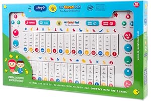 MY SALAH MAT Mon Salah Mat Mon Coran Pad | Une manière Interactive et Intelligente d'apprendre Le Coran et l'arabe, Le Cadeau du Ramadan et de l'Aïd, Jouet éducatif pour Enfants