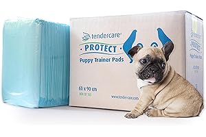 Tendercare Protect - Puppy Training Pads - 100 Extra Large Puppy Pads - 60 x 90cm - Super Absorbent & Waterproof - Disposable Incontinence Pads - 600ml Absorbency