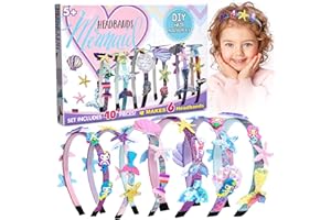 CITSKY Meerjungfrau Geschenk Mädchen 5 6 7 8 9 Jahre - Bastelset Mädchen 5-12 Jahre | Damit Mode ihre eigenen einzigartigen DIY die Meerjungfrau Haaraccessoires herstellen können