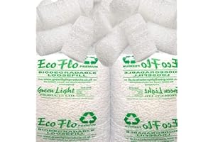 STAR SUPPLIES 10 x Cubic FT Eco-Flo Biodegradable Loosefill Chips/Packing Peanuts/Protection