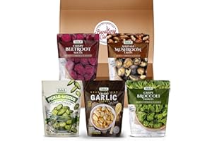 DJ&A Vegetable Crisps Multipack by Broadway Candy - 5 Pack, Delicious Vegan Crisps Snack, No Artificial Flavours - Resealable Crisps Share Bag