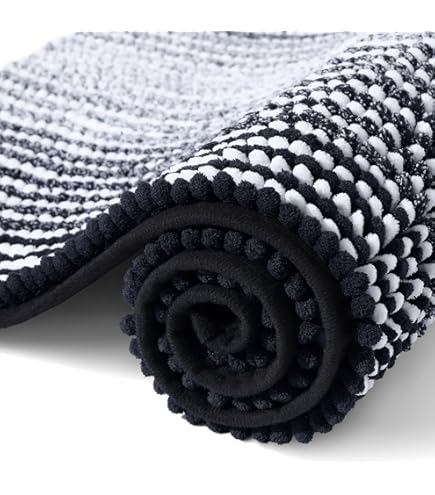 Muratap Badmat - Fluffy Badmat - Zwart - 55 cm - Rond - Hoogpolig - Badkamer Tapijt Muratap Badmat - Fluffy Badmat - Zwart - 55 cm - Rond - Hoogpolig - Badkamer Tapijt