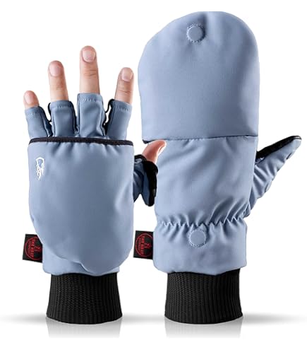 TAGVO Gants Tricotés D'Hiver Pour Enfants 3 à 7 Ans, Gants