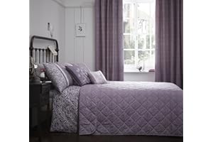 Dreams N Drapes Hanworth Bedspread In Heather