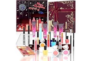 AIFANCIEY Beauty Adventskalender 2023-24 Ausgewählte Einzigartige Hautpflege Kosmetik, Überraschungs Beautyprodukten für Frauen Teenager Mädchen, Make-up Sets Geschenke für die Adventszeit