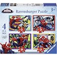 Ravensburger Puzzle per Bambini a Partire dai 4 Anni, 2 Puzzle da 24 Pezzi Ciascuno, 26x18cm, I Migliori Amici delle Principesse Disney