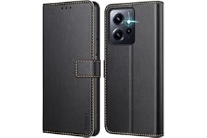 Ganbary Funda Compatible con Xiaomi Redmi Note 12 4G (No para 5G), Funda Tapa Libro Movil Carcasa PU Cuero Funda para Redmi Note 12 4G [Protección Completa] [Ranura Tarjeta][Función Soporte], Negro