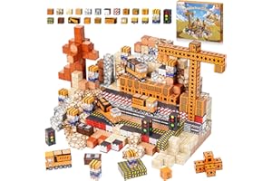 Lubolee Costruzioni Magnetiche per Bambini, 150 Pezzi Giochi Cubi Magnetici Giochi Bambini 3-12 Anni, Blocchi Magnetici Regalo Natale Bambina & Bambino- Montessori Magnetic Building Blocks
