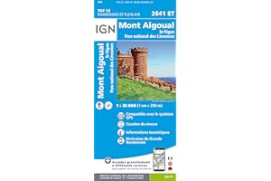 IGN 2641ET Mont aigoual le vigan pn des cevennes