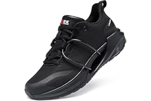 LARNMERN PRO Sicherheitsschuhe Herren Arbeitsschuhe mit Stahlkappe Leicht SRC rutschfest Sportlich Schutzschuhe Größe 36-49 EU