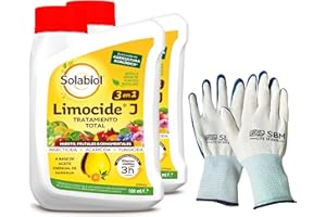 Solabiol Limocide J Tratamiento Total para huerto, frutales y Ornamentales, Insecticida, acaricida fabricado a base de aceites esenciales (pack de 2)