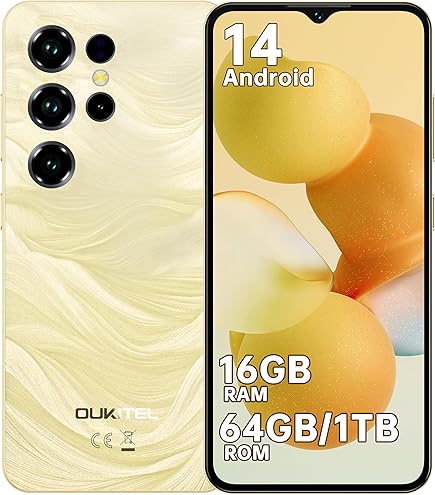 Téléphone Portable OUKITEL C2 - 6,52" HD, Android 14, 16(4+12) GO RAM, 128 GO ROM, 5000 MAh, Dual SIM 4G