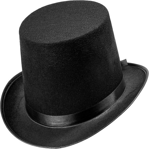 Chapeau De Médecin De La Peste Steampunk En Cuir Synthétique Noir - Accessoire Halloween, Cosplay, Fêtes Déguisées !