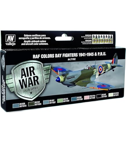 Vallejo RAF Coastal Command Set Couleurs Maquette Avion 1939-1945