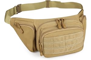 Explokit Taktyczna torba biodrowa Wojskowa torebka na biodro MOLLE Fanny Pack Pasowe torby na pas do spacerowania z psem, biegania, wędrówki, kempingu, wspinaczki, trekkingu