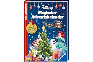 Disney: Magischer Adventskalender zum Lesenlernen - Erstlesebuch-Adventskalender 2024 für Kinder ab 7 Jahre: Mit 24 Geschichten und Rätseln
