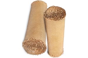 YJMYGS Rattan Rotolo, Rattan Naturale Rotolo, 50cm di Larghezza Paglia di Vienna, Rattan, Rotolo di Canna,Rattan Intrecciato Fettuccia Material Paglia per Cesti, Sedie, Bag, Borse, Giardino DIY(40x100cm)