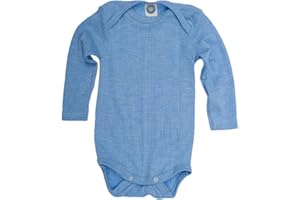 Cosilana, Baby Body Langarm,45% KBA Baumwolle, 35% kbT Wolle, 20% Seide