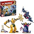 LEGO NINJAGO Arin’s Battle Mech, Action Figure Ninja Toy for 4 Plus Year Old Boys, Girls & Kids, Dragons Rising Set with Arin Minifigure and Mini Katana Sword Accessory, Action Toys, Gift Idea 71804
