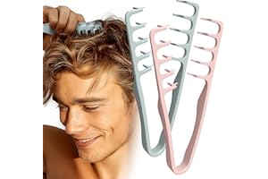 SONNOREL 2 Stück Textur Kamm Volumen Kamm Mit Styling Zahnkamm Für Pflege Volumen Für Die Haarwurzeln Mit Ponyansatz Pflegen,Lifting Haarwurzeln Haarbürste für Männer und Frauen