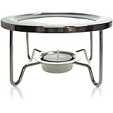 Finum POT WARMER Tee Stövchen aus Edelstahl - Design Teewärmer für TEA CONTROL & andere Teekannen - Teekannenwärmer für Teeli