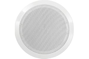 HOLLYWOOD the Starsound Einbaulautsprecher | DL-16 | 80W Deckenlautsprecher, Ø 161mm, Einbautiefe 86mm, für Geschäfte, Restaurants, Büros, weiß