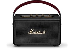 Marshall Kilburn III Bluetooth Enceinte Portable avec Plus de 50 h d’autonomie - Noir et Laiton