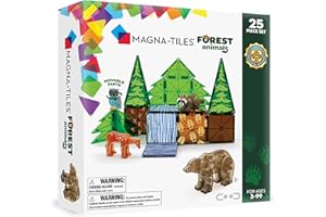 Magna-Tiles - Forest Animals 90224 Lot de 25