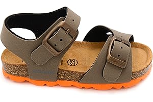 Grunland Junior Sandalo Bambino SB0025 Tortora Aria Marrone