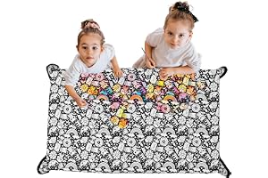 Toaboa Gör-det-själv-målningsfilt, 114 x 146 cm, lätt att ta bort, tvättbar, mjukt polyestertyg, färgfilt för barnunderhållni
