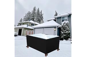 Överdrag för trädgårdsmöbler vattentätt 200 x 100 x 100 cm/LxBxH anti-UV uteplats möbelöverdrag, rektangulärt utomhus trädgår